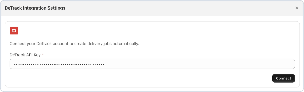 Detrack connection settings in Bird