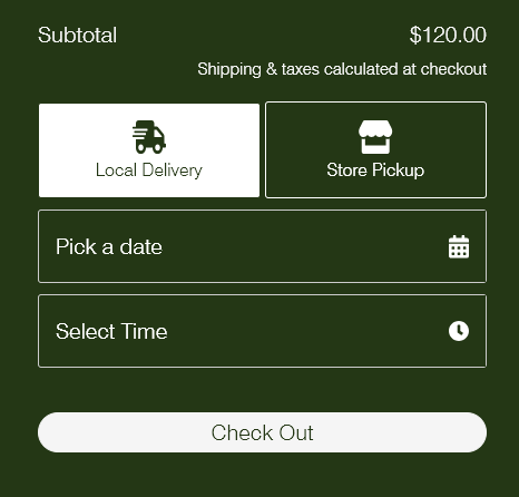 Cart page with express checkout buttons successfully hidden, showing only the standard checkout flow